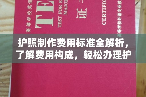 宝应护照制作费用标准全解析，了解费用构成，轻松办理护照